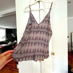 Printed romper cover up - size 1